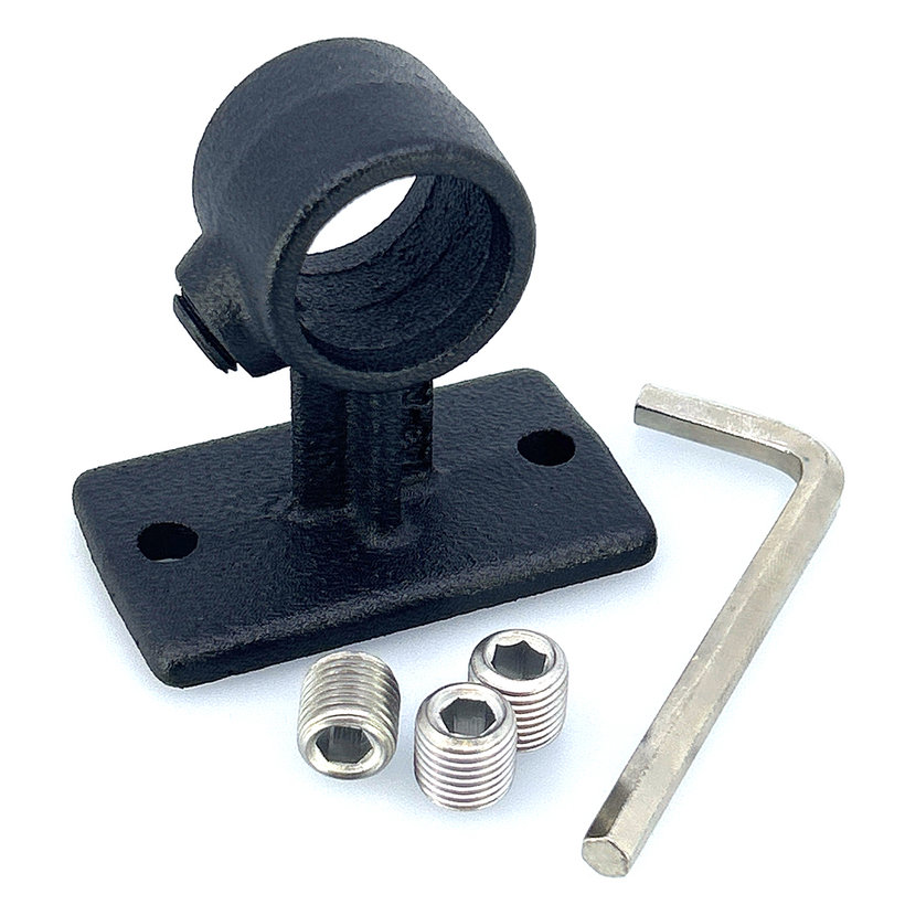 Konektor na zábradlí 27 mm - černý