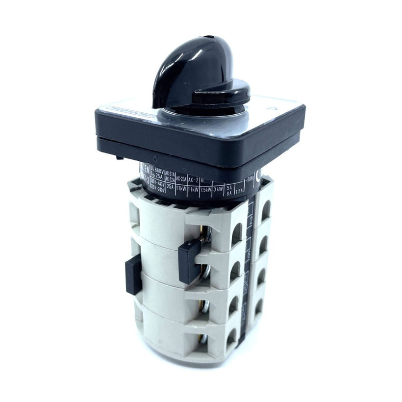 Vačkový přepínač motoru hvězda-trojúhelník 25A