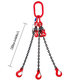 Řetězový závěs oko-3 háky tř 80 se zkracovačem (4,5 m, 11 200/8000 kg, 13 mm)