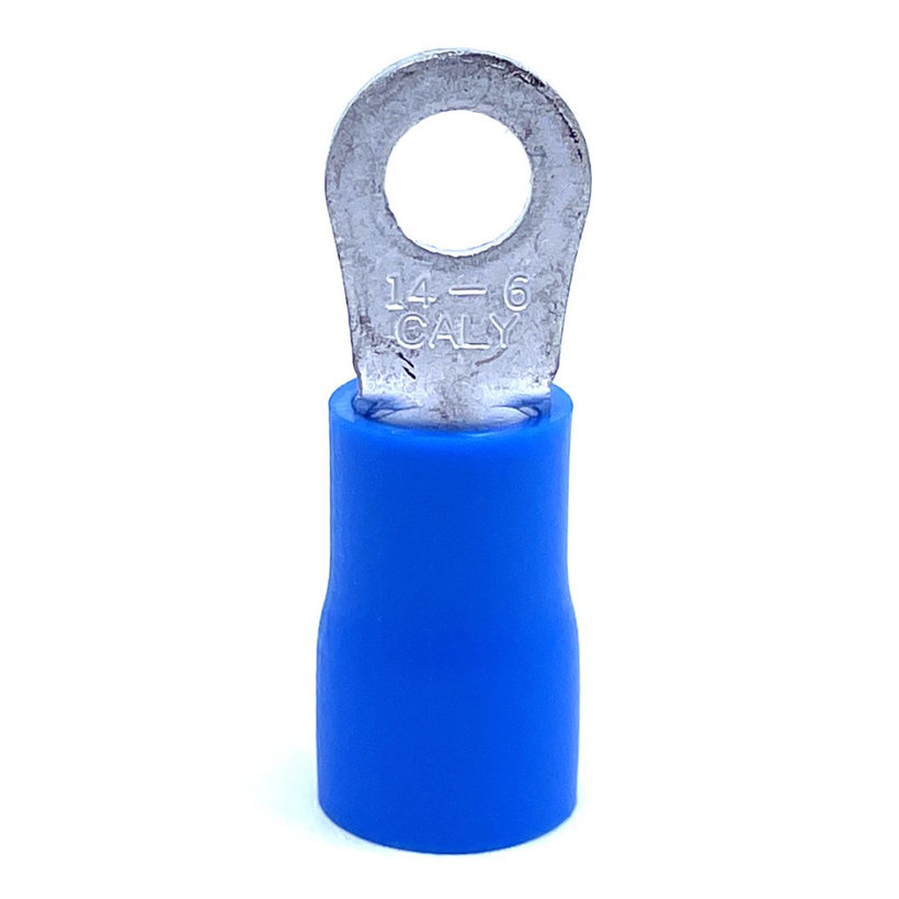 Izolované Cu kabelová oka lisovací modré 16mm²