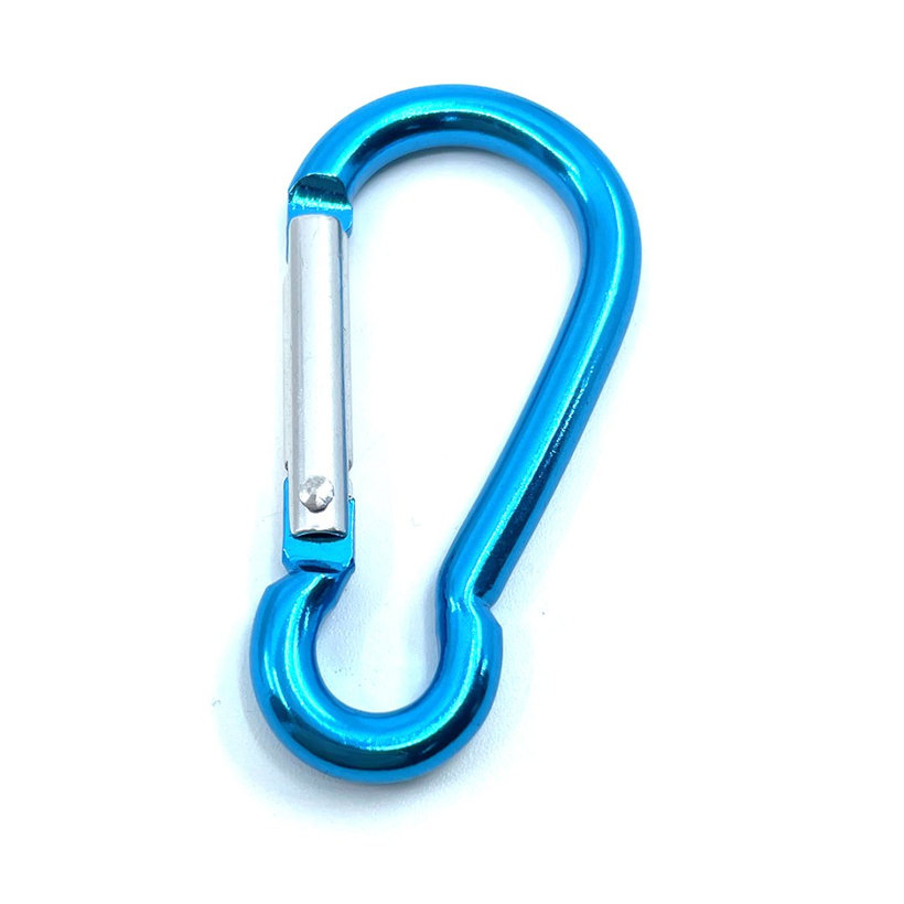 Karabina hliníková - modrá 6mm