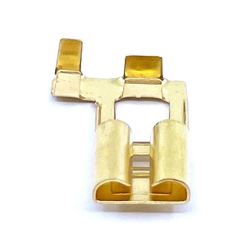 Neizolované lisovací dutinky ploché - boční připojení 2,5mm²