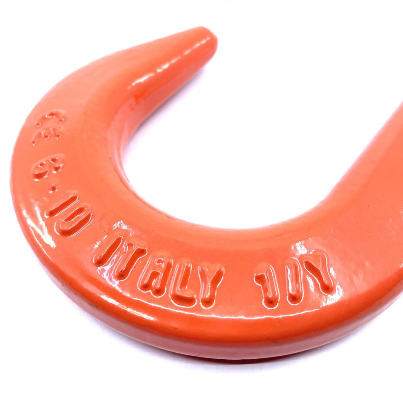 Slévárenský hák s vidlicí tř 100 oranžový 8mm