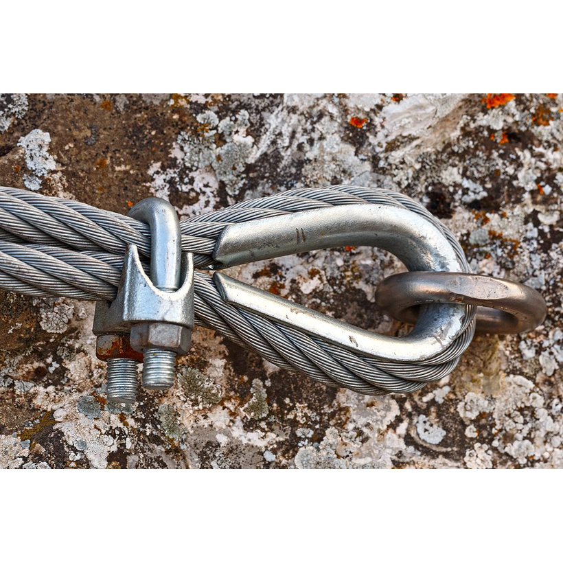 Lanová očnice nerezová AISI316 A4 6 mm