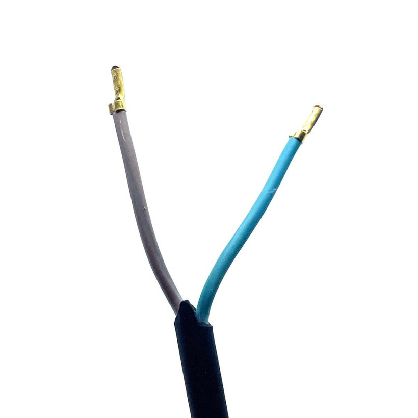 Flexo šňůra 2,5m 2x1 gumová H05RR-F2 černá