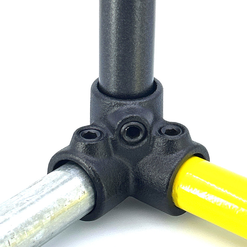 Spojovací článek tři větve 27 mm - černý