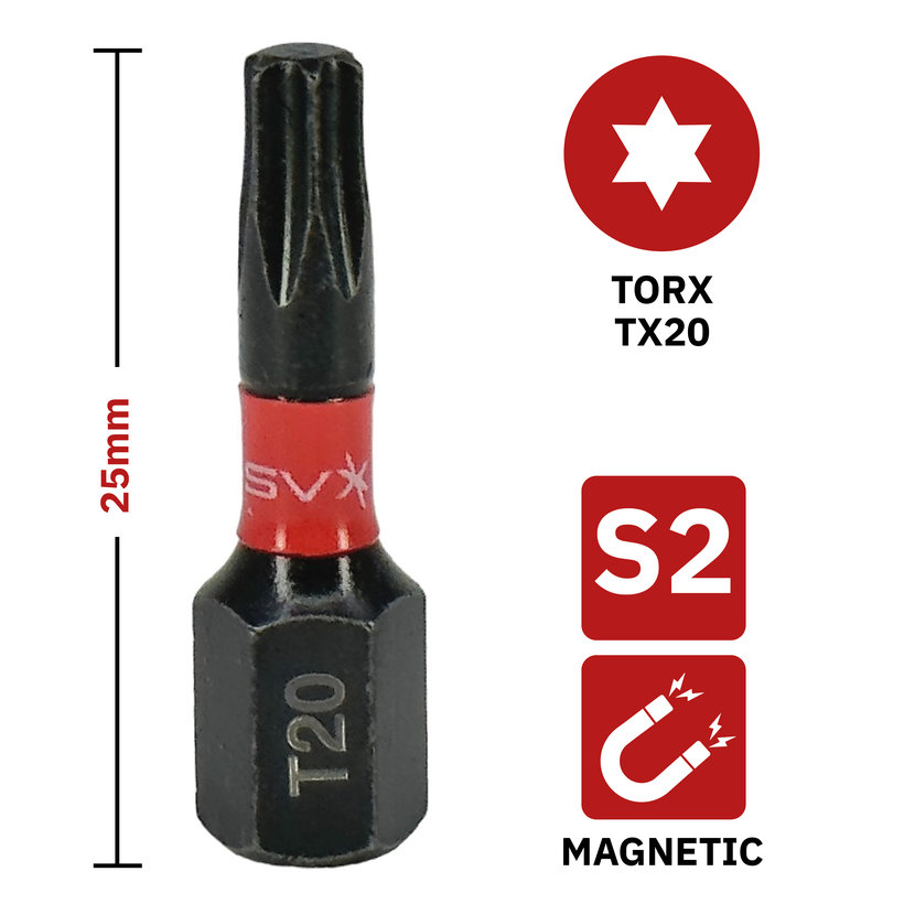Bit magnetický TX20x25mm