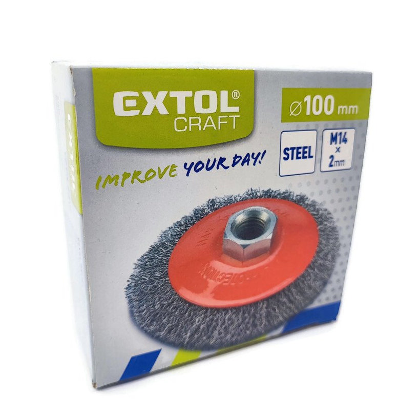 Kartáč miskový vlnitý M14-100x0,3mm