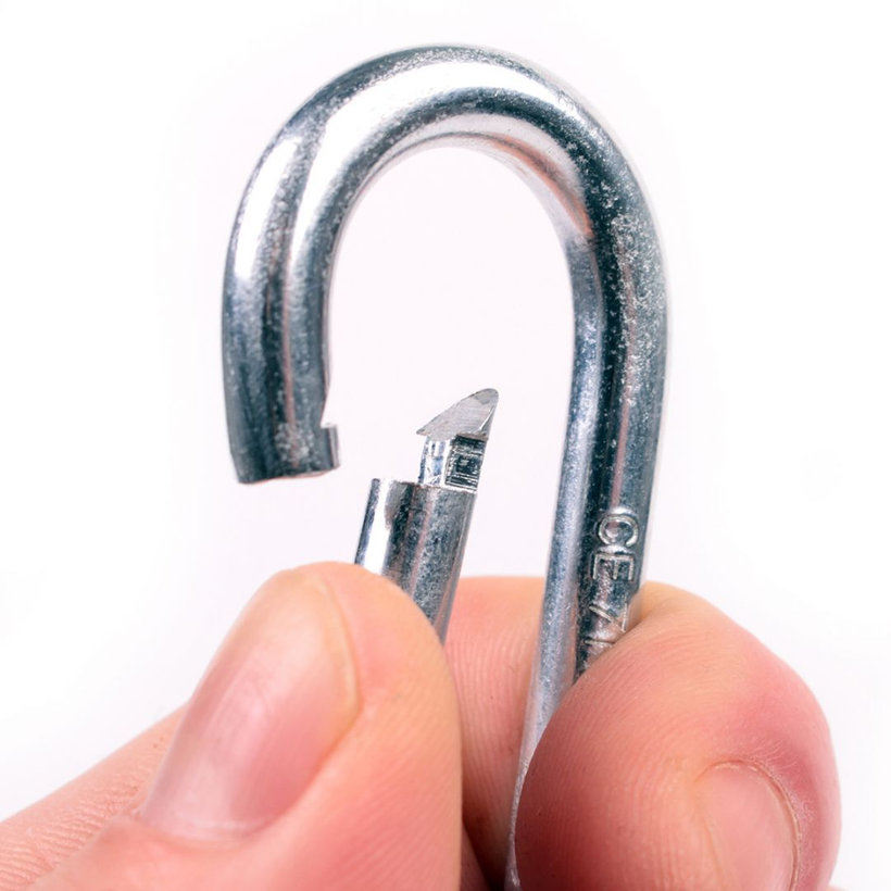 Karabina hasičská pozinkovaná DIN 5299C 6mm