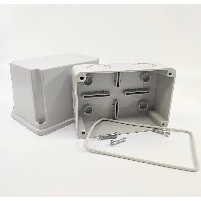 Montážní krabice vysoká IP55 neprůhledná 150x110x140mm