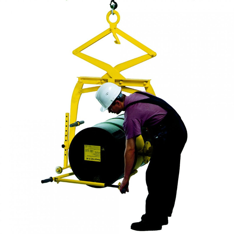 Svěrka pro přepravu sudů s výklopným zařízením TFA D 300kg