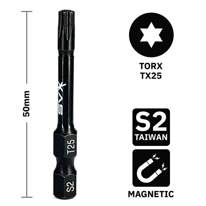 Bit magnetický TX25x50mm