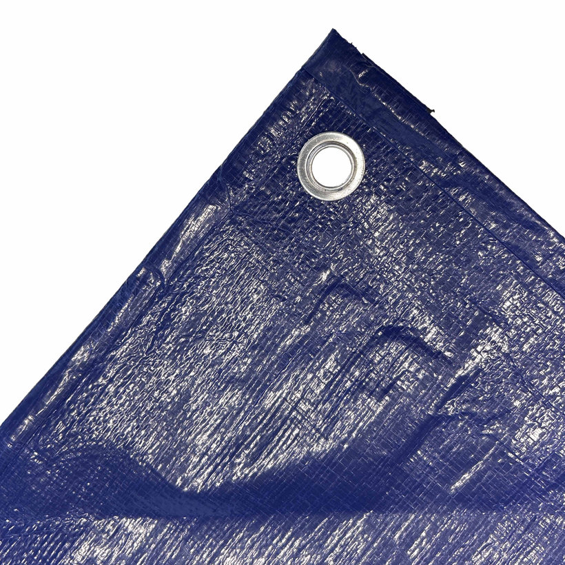 Plachta krycí 2x8m modro-stříbrná 200g/m²