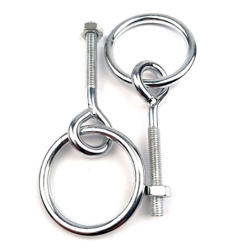 Oko se závitem a kroužkem Zn M8