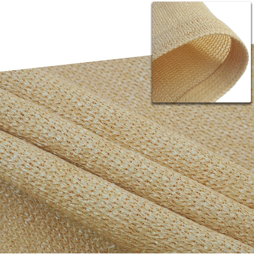 Stínící plachta béžová 3,6x3,6 m