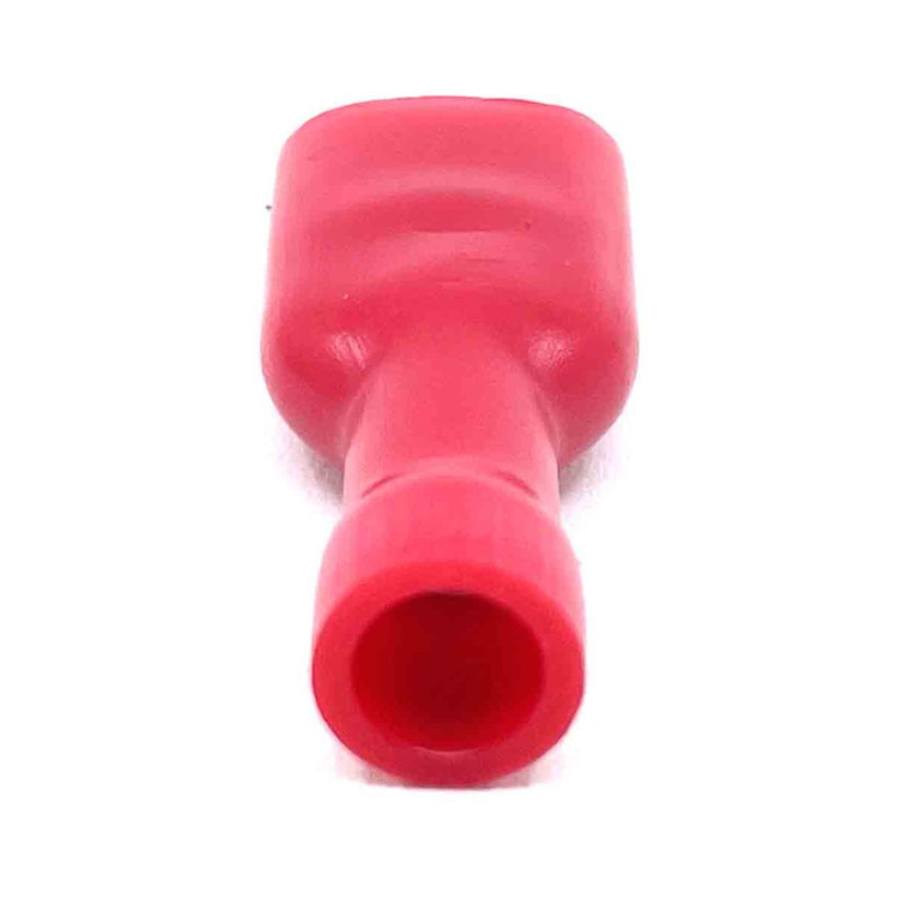 Celoizolované Cu lisovací dutinky ploché červené 1,5mm²