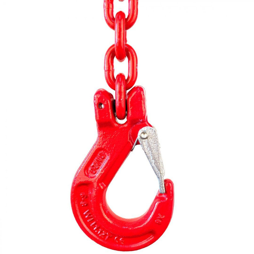 Řetězový závěs hák-hák tř 80 (1 m, 2000 kg, 8 mm)