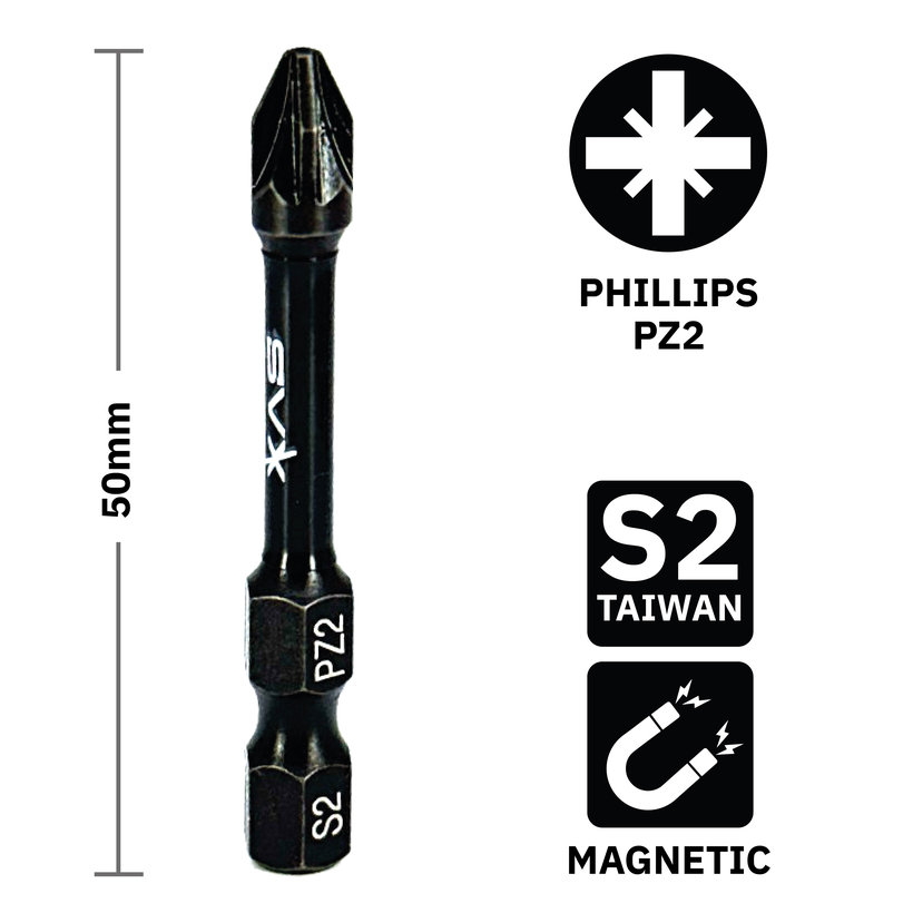 Bit magnetický PZ2x50mm