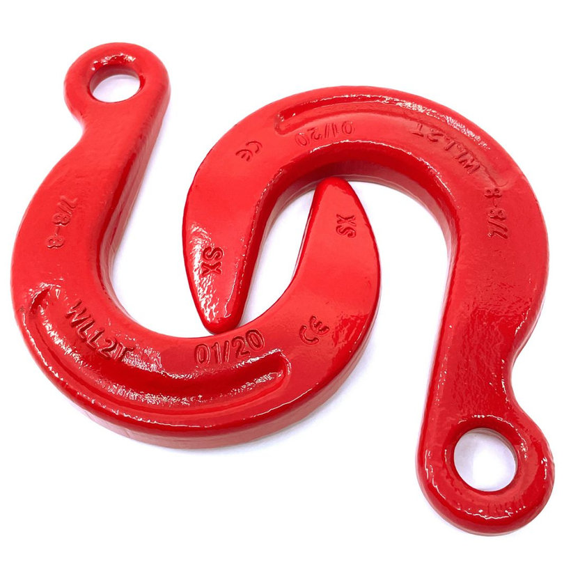 Slévárenský hák s okem tř 80 červený 6mm