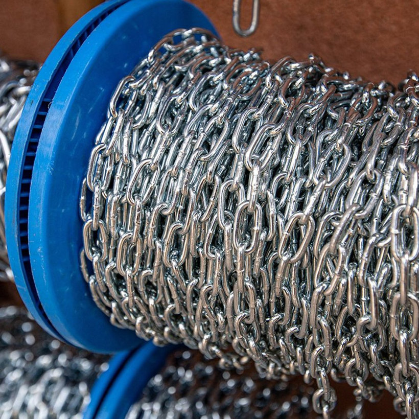 Řetěz DIN 5685/A na plastové cívce Zn 8mm