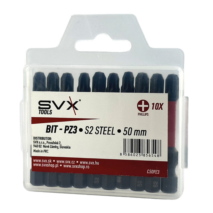 Bit magnetický PZ3x50mm - 10ks