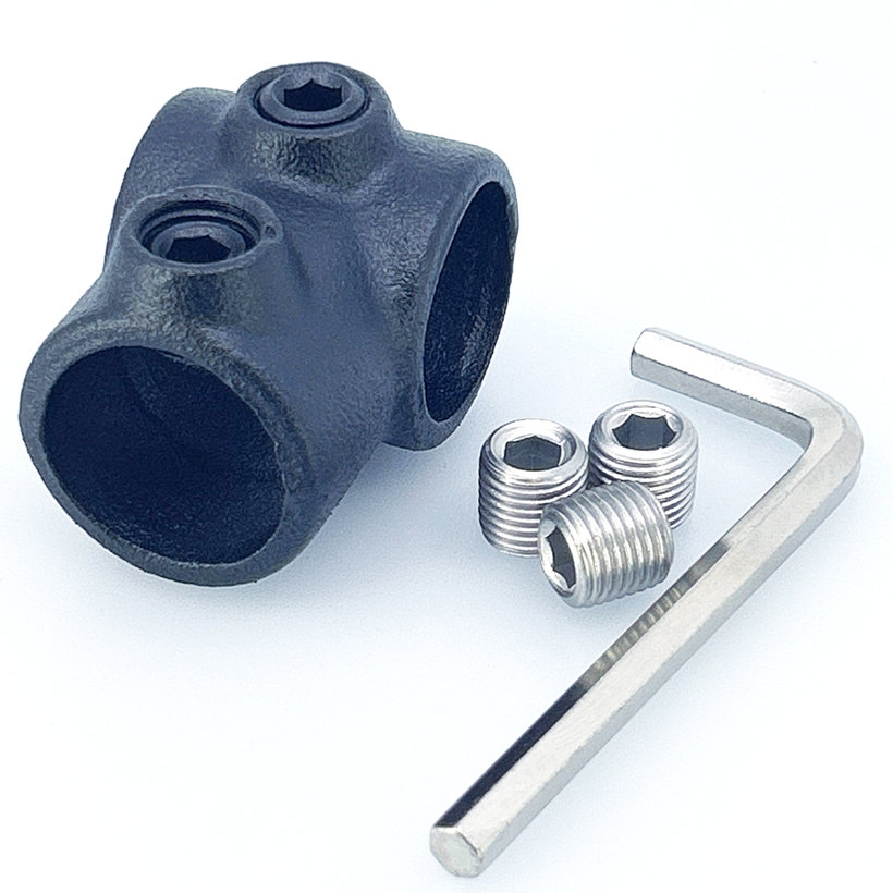 Spojovací článek ve tvaru I 27 mm - černý