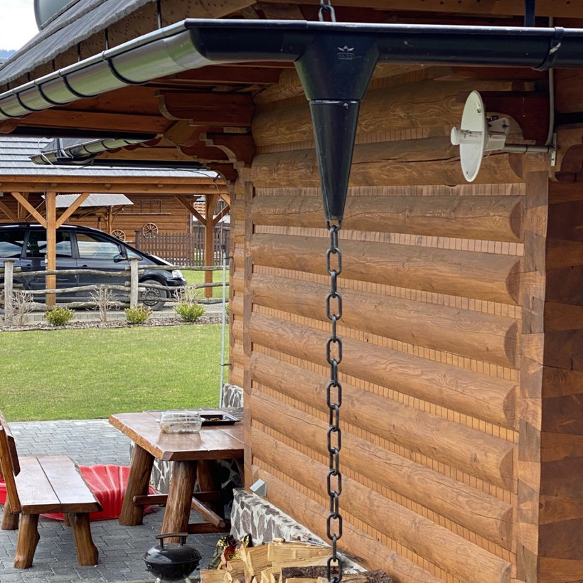 Řetěz plastový černý 6mm