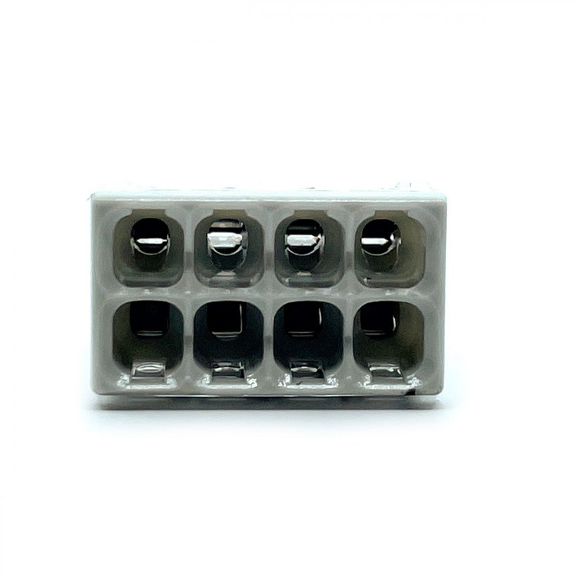 Spojovací svorka bezšroubová - 8 vodičů