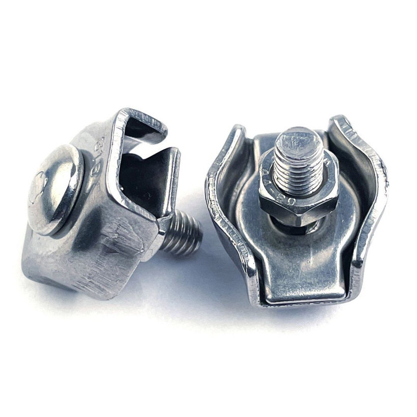 Nerezová lanová svorka SIMPLEX AISI316 8 mm