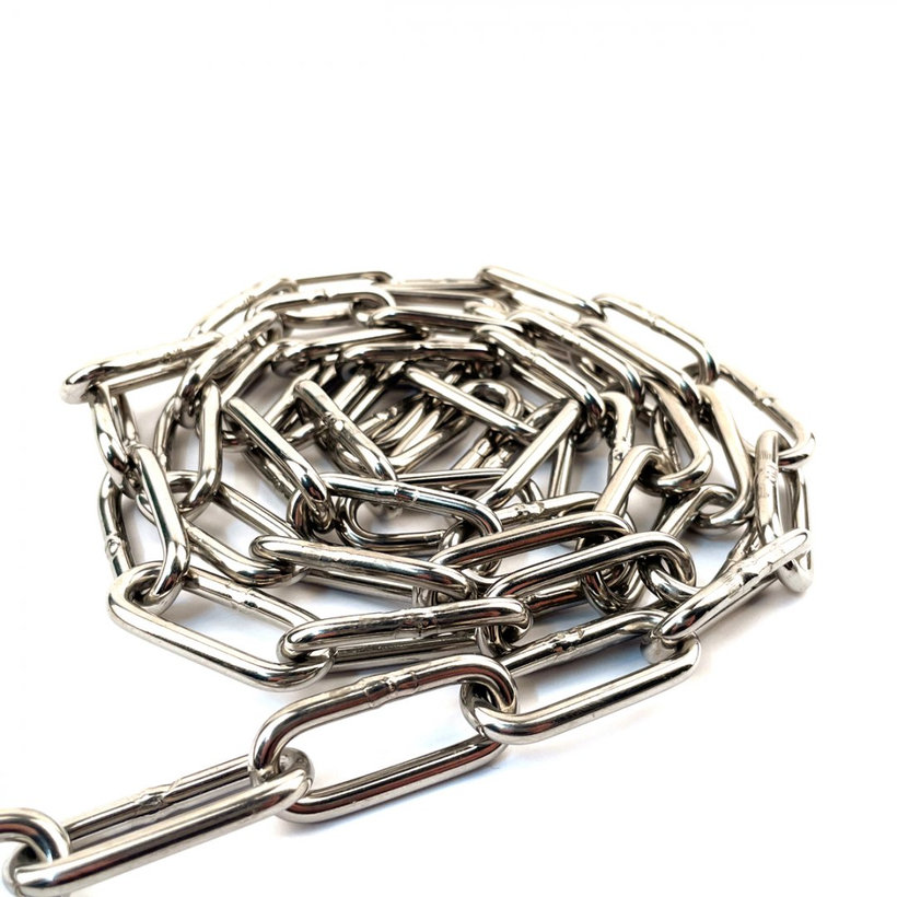 Nerezový řetěz DIN 5685/763C AISI316 6x42mm