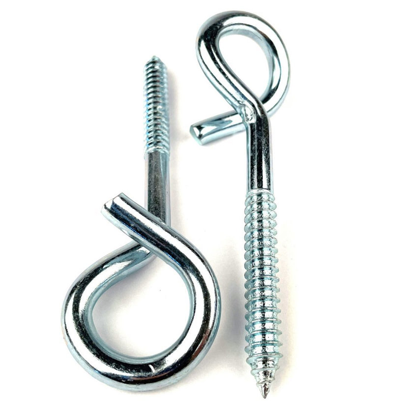 Hák houpačkový s vrutem Zn 10,6x160mm