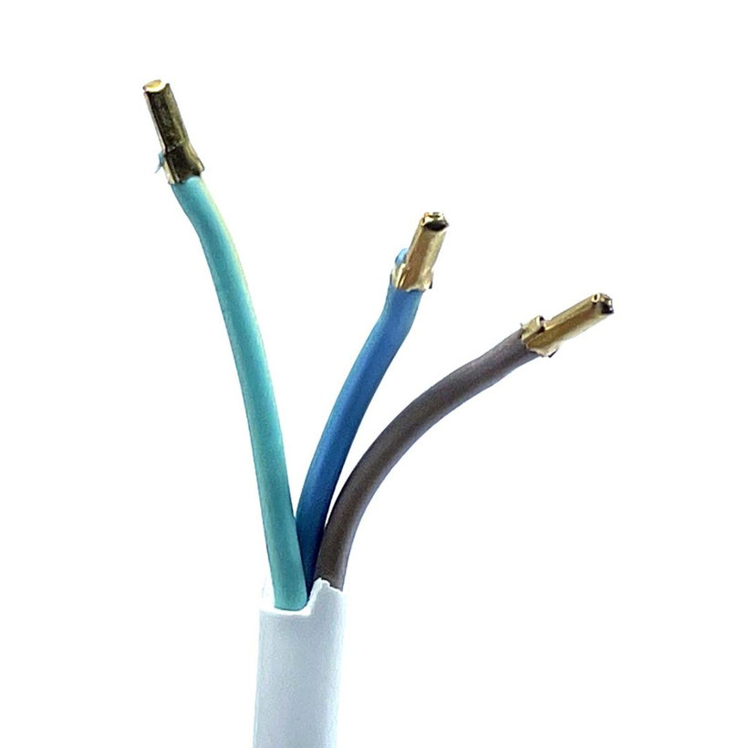 Flexo šňůra 2m 3x1,5 bílá