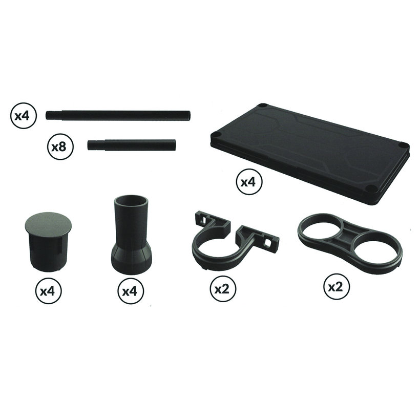 Plastový regál 60×30x92,6cm – 4 police