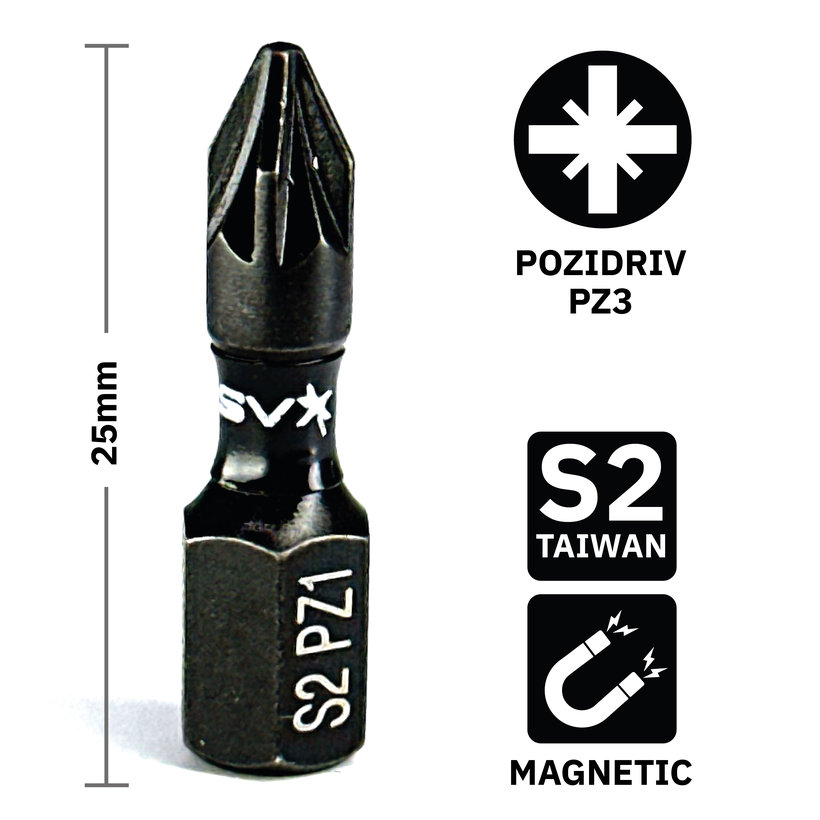 Bit magnetický PZ1x25mm