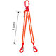 Textilní závěs OKO-2 HÁK 7000/5000 kg, 2 m