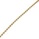 Řetěz kuličkový žlutý zinek 3,6mm