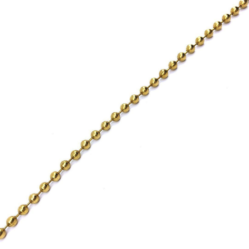 Řetěz kuličkový žlutý zinek 3,6mm