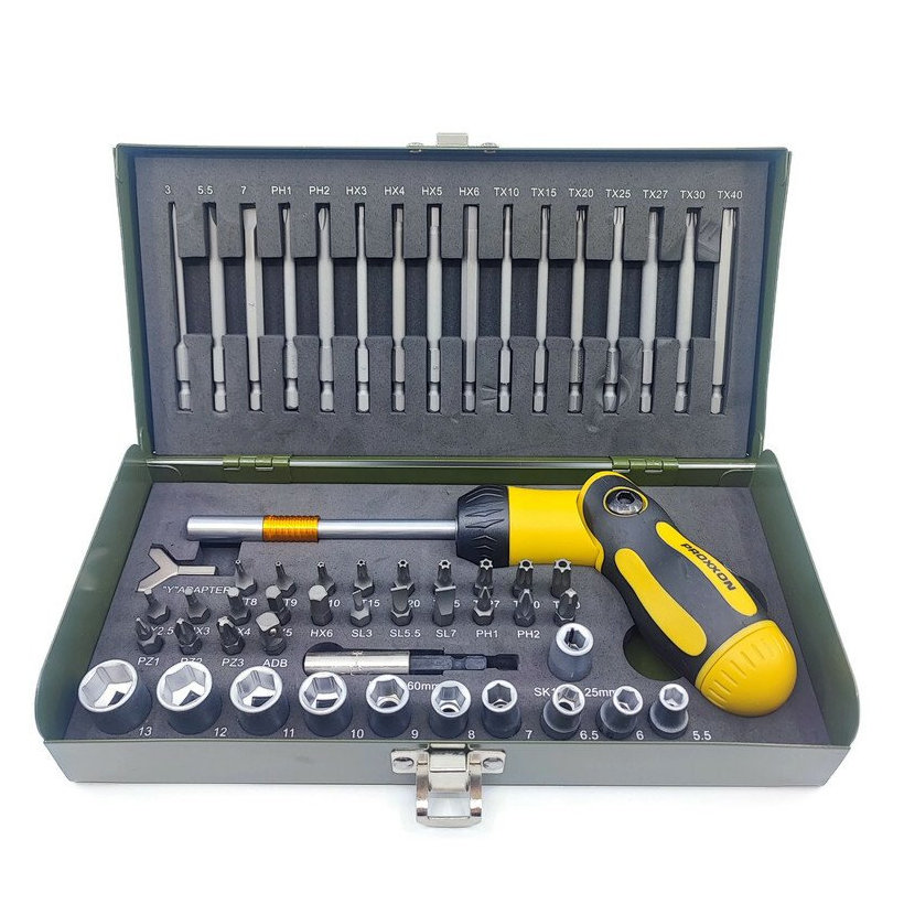 Sada bitů a hlavic s ráčnovým klíčem