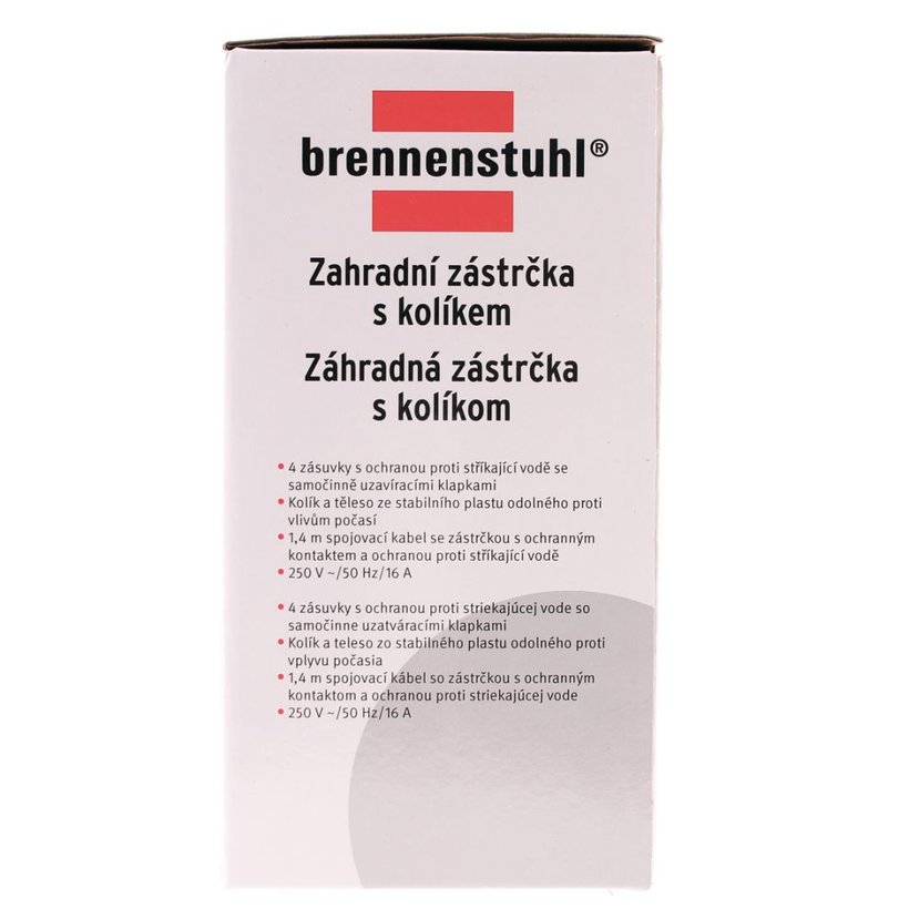 Rozvodnice pro řemeslnou a průmyslovou sféru se zemním bodcem IP44 10m