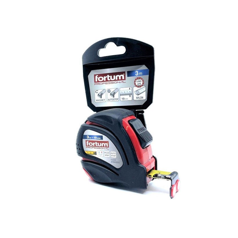 Metr svinovací pogumovaný s magnetem 3m