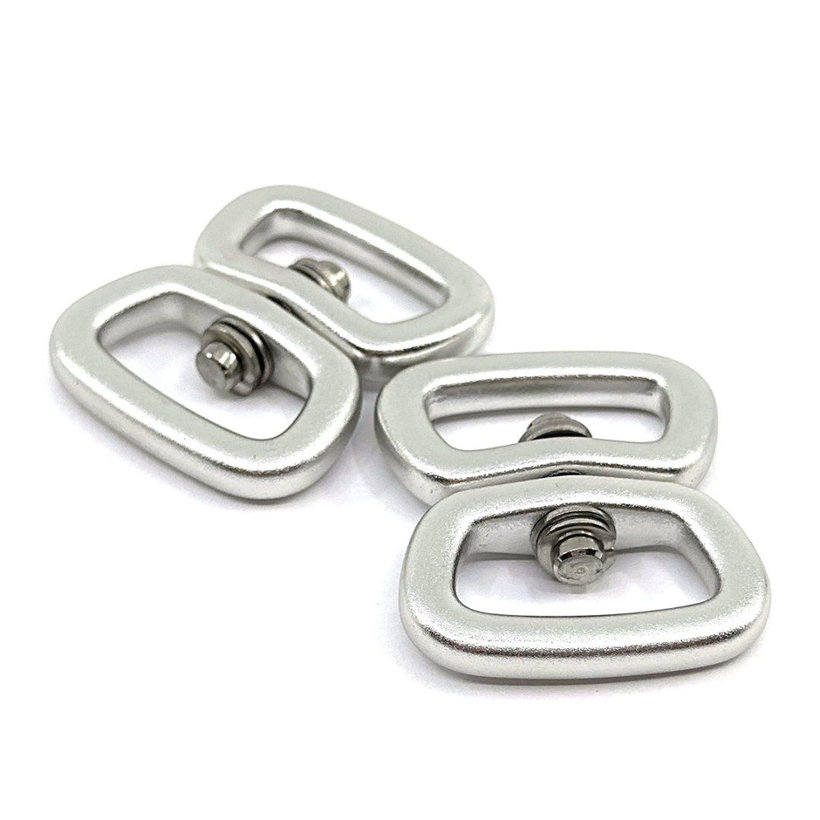 Otočná spojka stříbrná 51x25mm