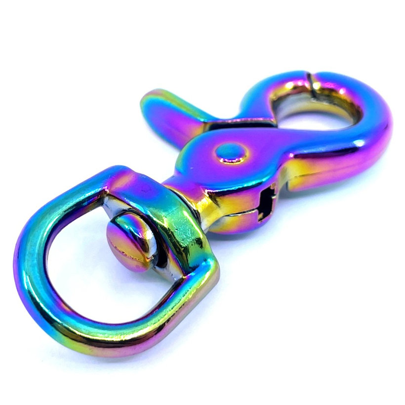 Karabina vypouštěcí dúhová 61x13mm