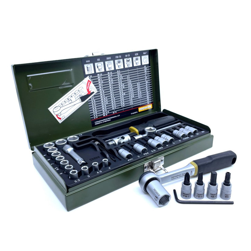 Sada nástrčných klíčů a bitů 1/4&quot;