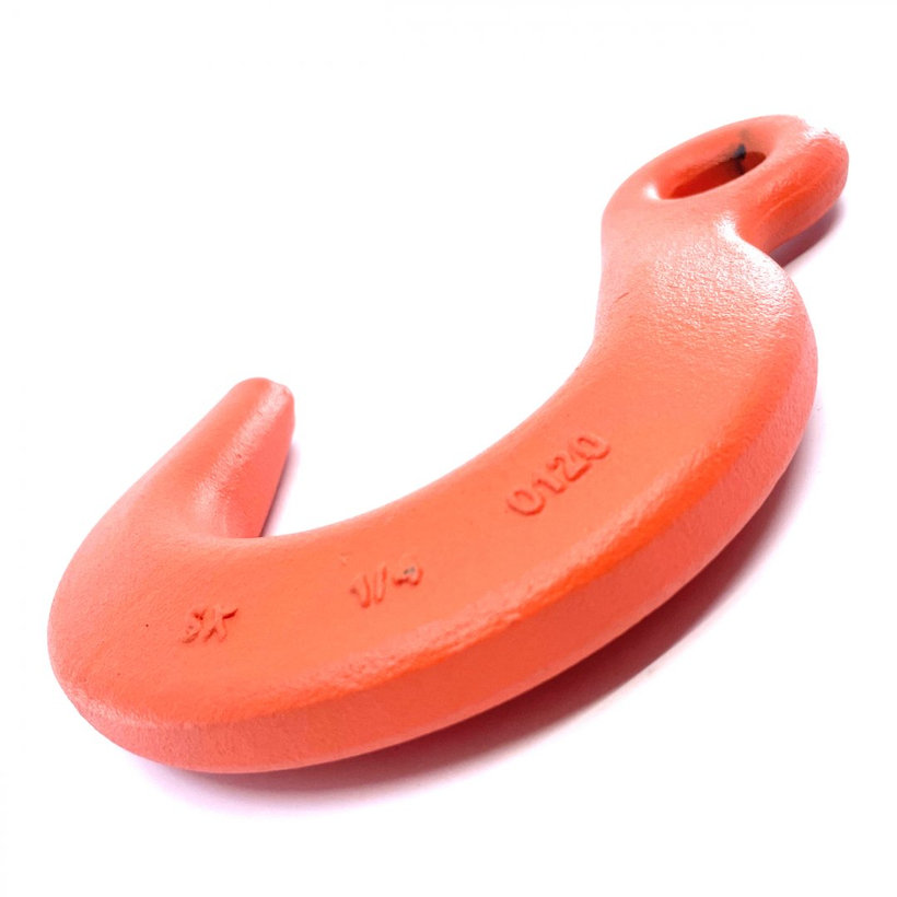 Slévárenský hák s okem tř 100 oranžový 20mm