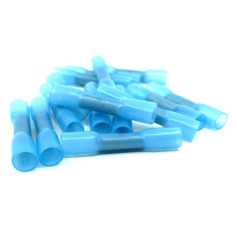 Smršťovací lisovací spojka modrá 2,5mm²