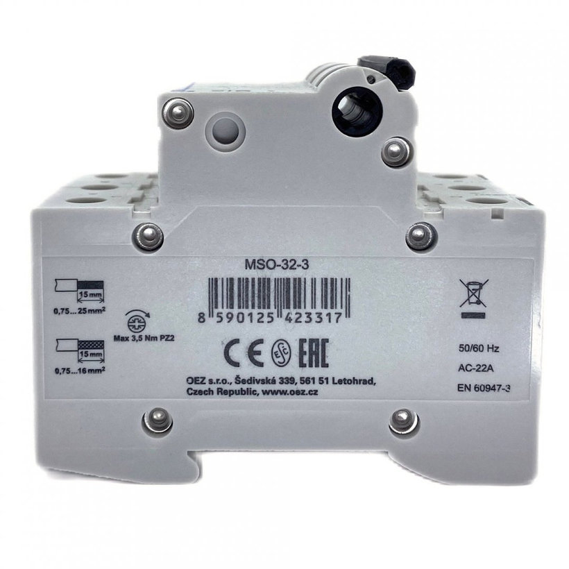 Páčkový spínač Minia MSO-32-3