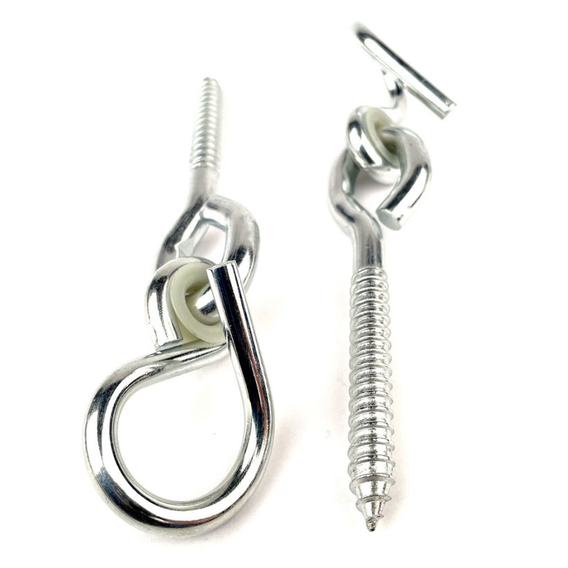 Hák houpačkový s vrutem a objímkou zn 10,6x180mm