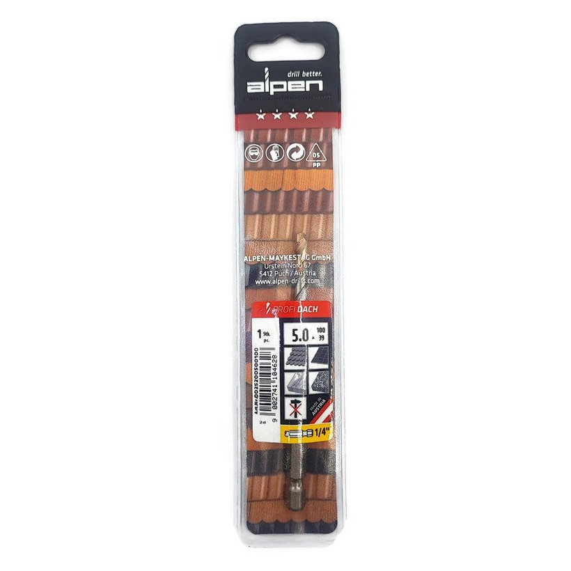 Vrták do střešní krytiny 5x39/100mm