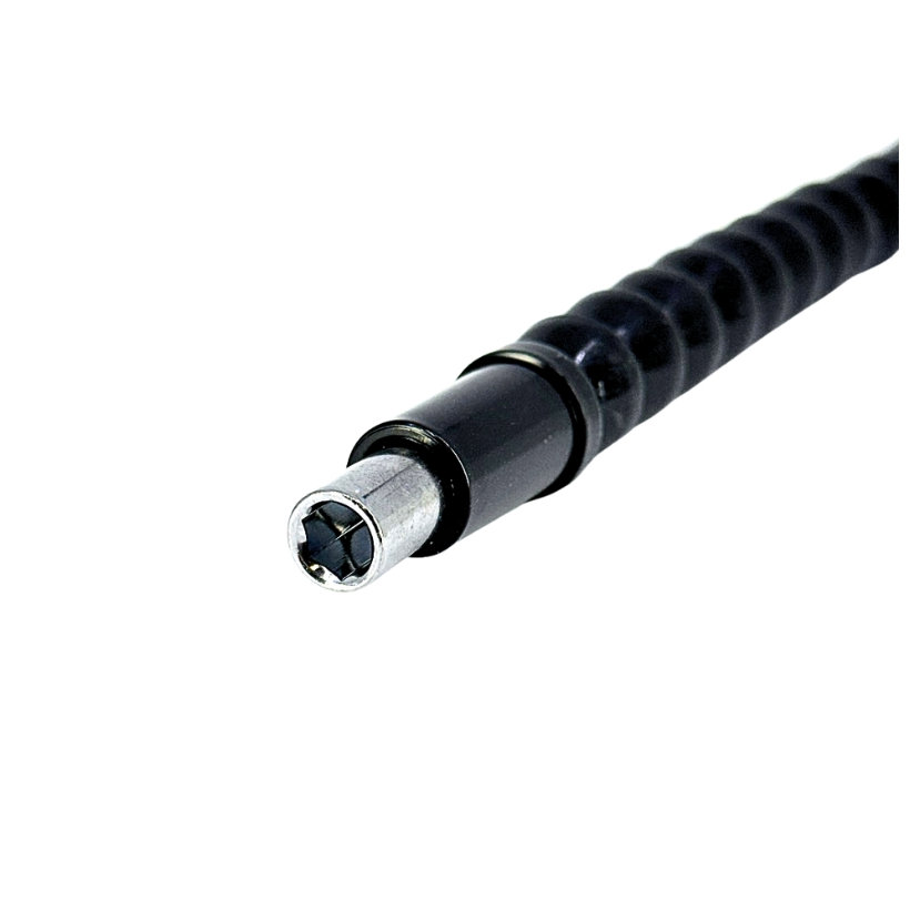 Dlouhý flexibilní držák na bity s rychloupínáním - černý