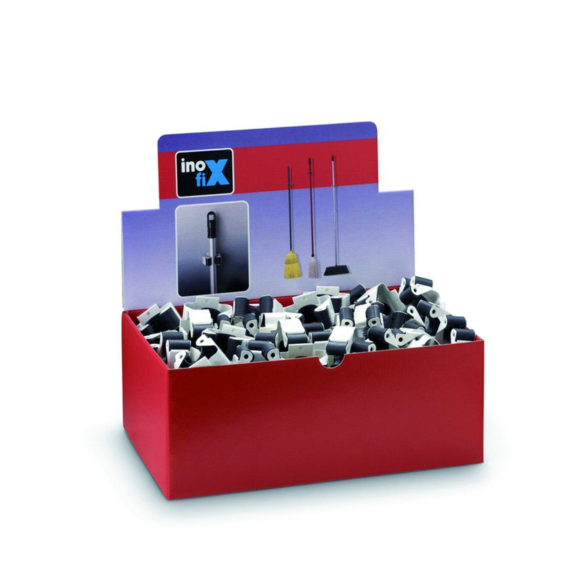 Držák na metlu nalepovací 2 ks 34x52x42mm